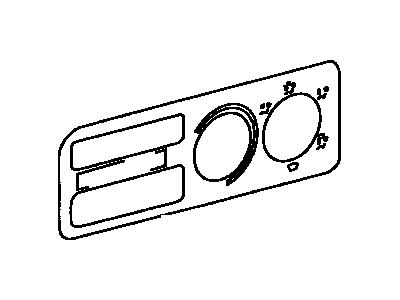 Toyota 81942-16270 Sheet,  Heater Control Name,  NO.1