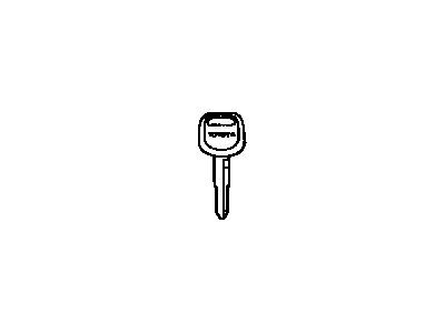 Toyota 90999-00167 Key,  Blank