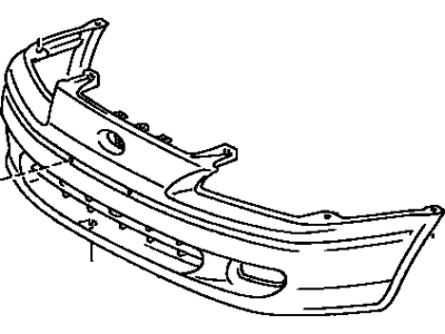 Toyota Paseo Bumper - 52119-16928