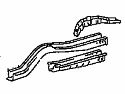 Toyota 57602-16290 Sidemember Assembly