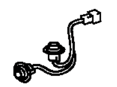 Toyota 81555-95D07 Socket & Wire, Rear