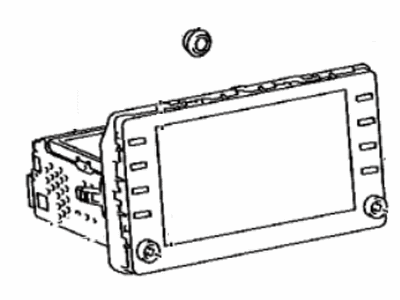 Toyota 86140-10121 Receiver Assy,  Radio & Display