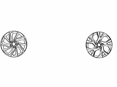Toyota 42611-10450 Wheel,  Disc