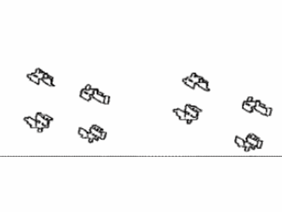 Toyota 04947-33280 Fitting Kit,  Disc Brake,  Front