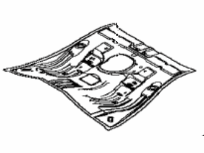 Toyota 58211-12800 Pan,  Center Floor