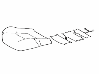 Toyota 71071-10A51-B3 Cover, Front Seat Cushion, Passenger Side(For Separate Type)