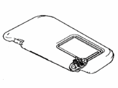 Toyota 74310-10A30-B0 Visor Assy,  RH
