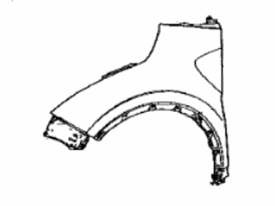 Toyota 53801-10610 Fender Sub-Assy,  Front RH