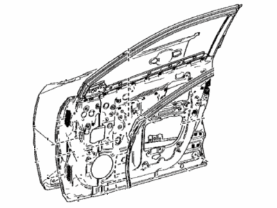 Toyota 67002-10662 Panel Sub-Assy,  Front Door,  LH