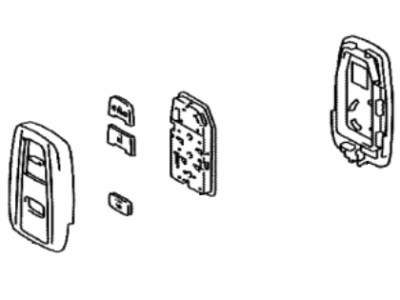 Toyota 89072-10050 Housing Set,  Door Control Transmitter (For Smart Key)