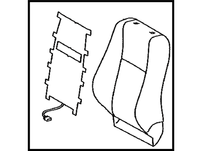 Toyota 71074-0R070-A2 Cover, Front Seat Back, Driver Side(For Separate Type)