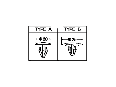 Toyota 90467-11021 Clip(For Front Floor Carpet)