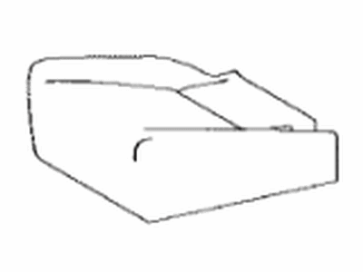 Toyota 71075-0R060-B1 Cover, Rear Seat Cushion, Passenger Side (For Separate Type)
