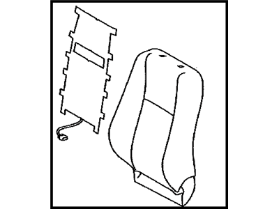 Toyota 71073-0R130-A2 Cover, Front Seat Back, Passenger Side(For Separate Type)