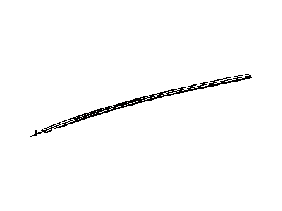 Toyota 75557-60010 Moulding, Roof Drip Side Finish, Center Passenger Side