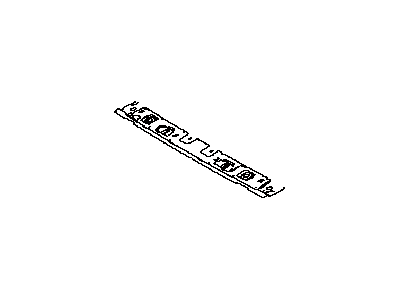 61302-0R901 Toyota Panel Sub-Assembly, Windshield Header Illustration 1 of 1