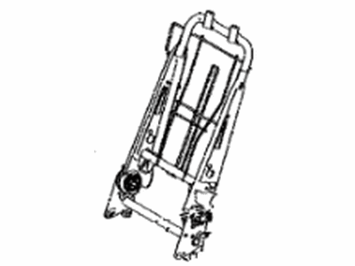 71017-0R060 Toyota Frame Sub-Assembly, Rear Seat Back, Passenger Side Illustration 1 of 1