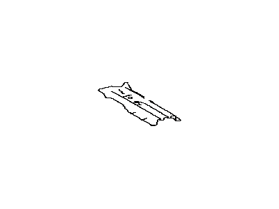 Toyota 57455-42030 Plate,  Front Floor Cross Member,  No.3 RH