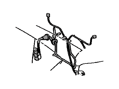Toyota 82151-0R110 Wire, Front Door, Passenger Side