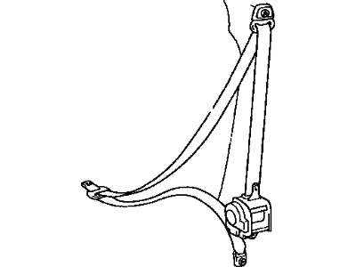 Scion 73220-52680-C0 Lap & Shoulder Belt
