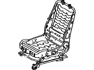 Toyota 71120-52630 Frame Assembly, Front Seat W/Adjuster, Driver Side Toyota 71120-52630 Frame Assembly, Front Seat W/Adjuster, Driver Side