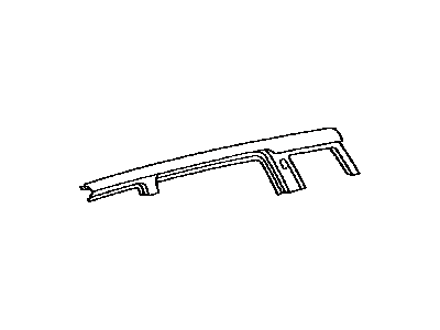 61214-52060 Toyota Rail, Roof Side, Outer Driver Side Illustration 1 of 1