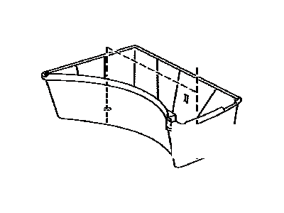 Toyota 64995-52031 Box, Deck Floor, Passenger Side