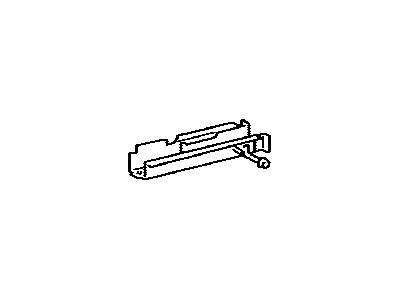 Toyota 57615-42901 Member,  Rear Floor Side,  Rear RH