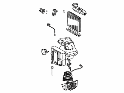 Toyota 87030-52261 Blower Assembly, Air Conditioner