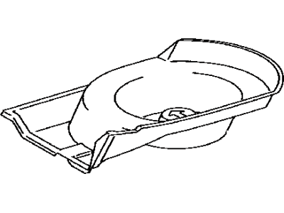 Toyota 64771-52130 Cover Assembly, Spare Wheel
