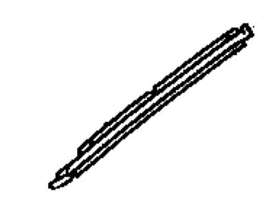 Toyota 75533-33041 Moulding,  Windshield,  Outside RH