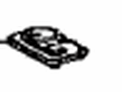 Toyota 73373-48080-B3 Cover, Rear Seat Shoulder Belt