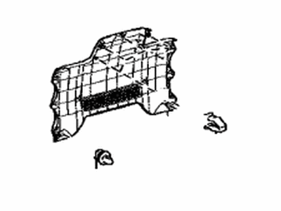Toyota 76971-47030-C0 Cover,  Rear Under