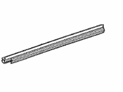 68174-47060 Toyota Weatherstrip, Rear Door Glass, Inner Driver Side Illustration 1 of 1