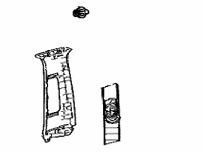 Toyota 62420-47100-C0 Garnish Assy,  Center Pillar,  LH