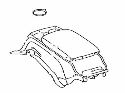 Toyota 589F0-47011-C2 Box Assembly, Rear Seat Console