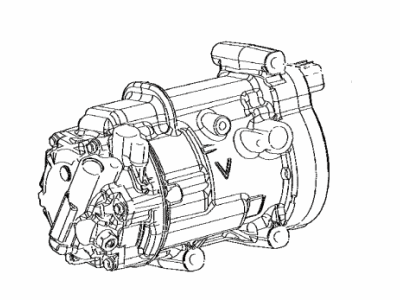 Toyota 88370-47121 Compressor Assy,  W/Motor