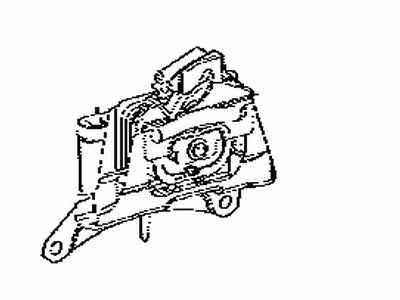 Toyota 12372-37311 Insulator,  Engine Mounting,  LH(For Transverse Engine)