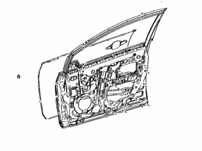Toyota 67001-47160 Panel Sub-Assy,  Front Door,  RH