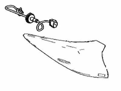 Toyota 81560-47320 Lamp Assembly, Rear Combination, Driver Side