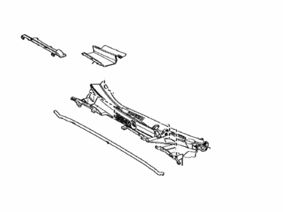 Toyota 55708-47250 Louver Sub-Assembly, Cowl Top Ventilator