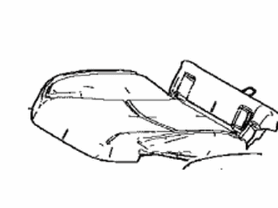 Toyota 71503-47140 Pad, Rear Seat Cushion, Passenger Side