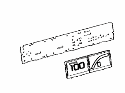 Toyota 83862-47P40 Plate,  Meter Circuit,  NO.2