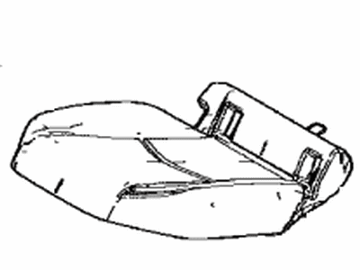 Toyota 71504-47010 Pad, Rear Seat Cushion, Driver Side