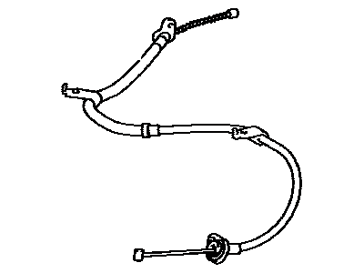 Toyota Matrix Parking Brake Cable - 46420-02170