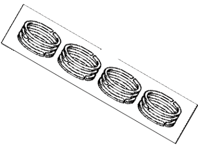 Toyota Previa Piston Ring Set - 13011-76050