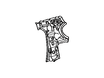 Toyota 61344-35040 Pillar,  Center Body,  Inner LH