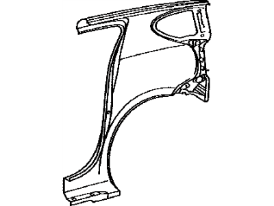 Toyota 61611-52020 Panel,  Quarter,  RH