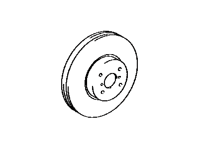 Toyota Tercel Brake Disc - 43512-16031