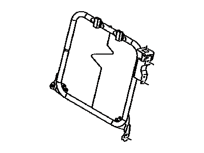 Toyota 71018-42170 Frame Sub-Assembly, Rear Seat Back, Driver Side